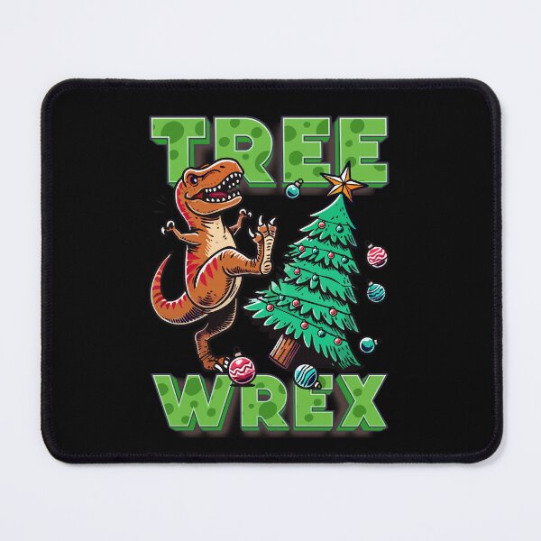 Item preview, Tree Wrex Funny Christmas Dinosaur Trex Pun designed and sold by messy-nessie.