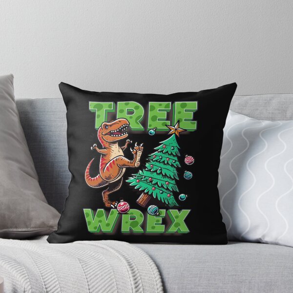 Item preview, Tree Wrex Funny Christmas Dinosaur Trex Pun designed and sold by messy-nessie.