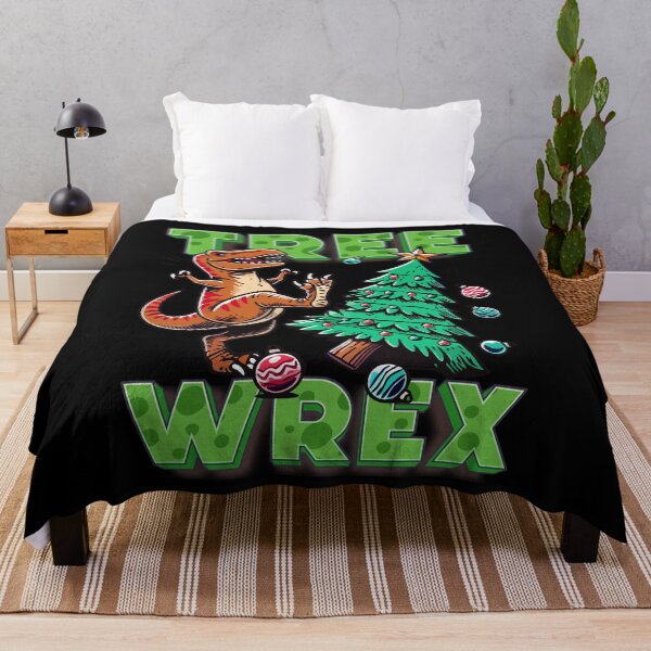 Artikelvorschau, Tree Wrex Lustiges Weihnachts-Dinosaurier-Trex-Wortspiel entworfen und verkauft von messy-nessie.