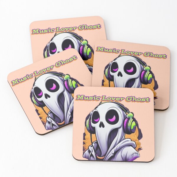 Item preview, Music Lover Ghost designed and sold by DesignPrePress.