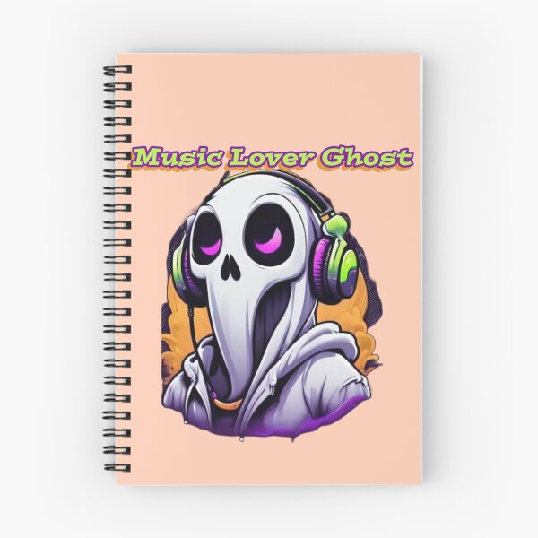 Item preview, Music Lover Ghost designed and sold by DesignPrePress.