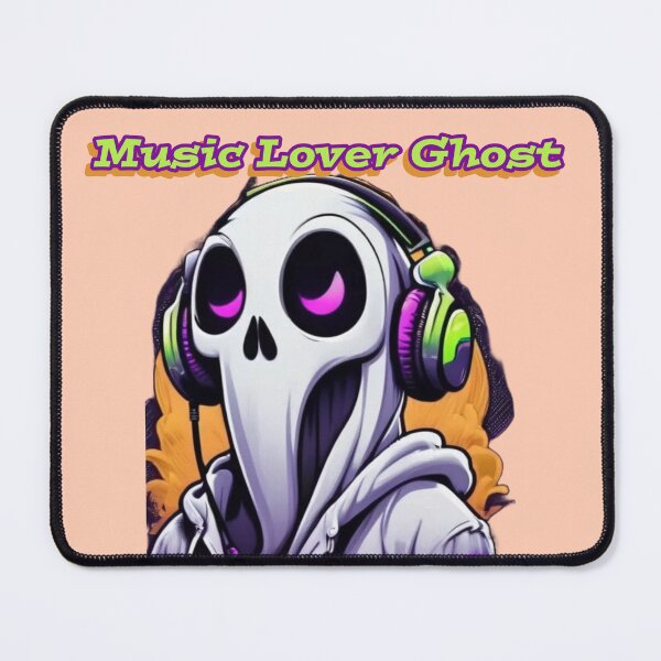 Item preview, Music Lover Ghost designed and sold by DesignPrePress.
