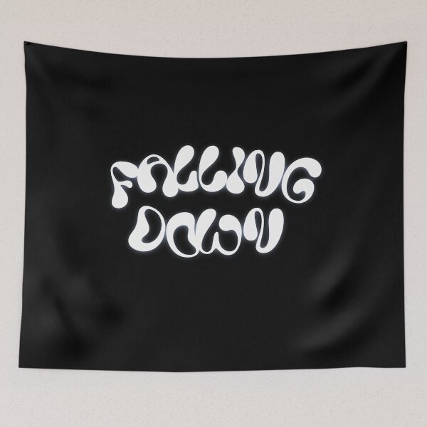 Item preview, Falling Down Minimalist Typography Tee designed and sold by CYouClothings.