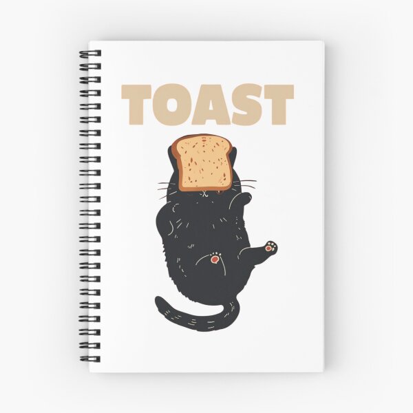 Item preview, Toast Cat,Cartoon Cat Frantically Holding Croissant And Milk, MOM I am hungry. designed and sold by Colorful-Garden.