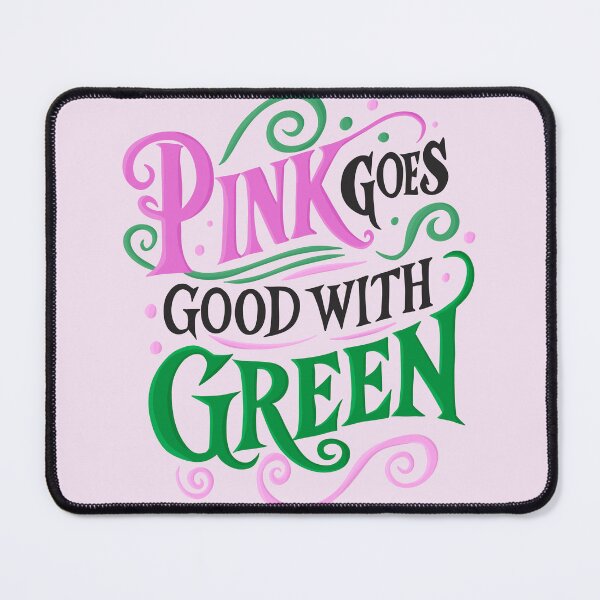 Item preview, Pink Goes Good With Green - Wicked designed and sold by byebyesally.