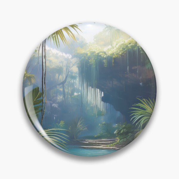 Item preview, Vintage Minimal Retro Travel Poster – Tulum, Mexico: Mystical Cenotes designed and sold by pod24.