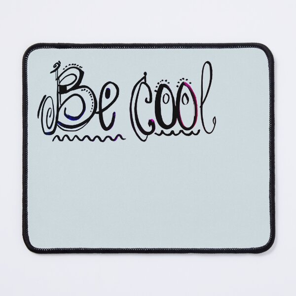 Item preview, Be cool words motivational hand lettering | Motivation phrase watercolor artistic handlettering designed and sold by lausn.