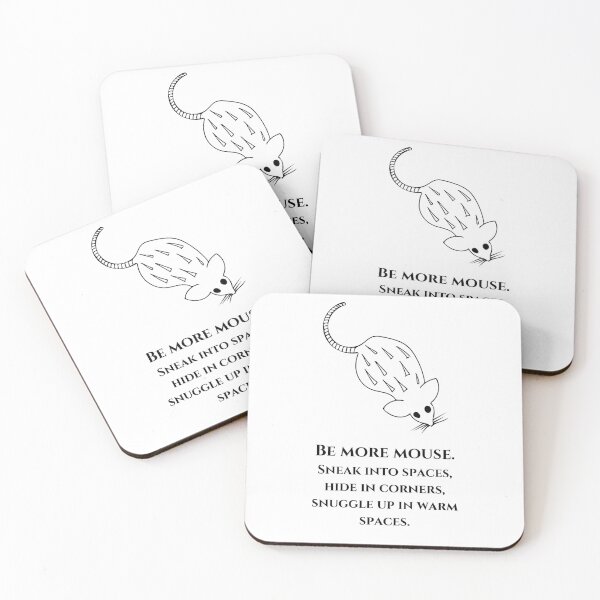 Item preview, Be More Mouse designed and sold by CatMacScot.