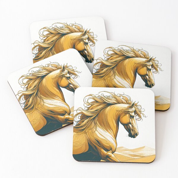 Item preview, Majestic Golden Horse  designed and sold by Divine Ease.