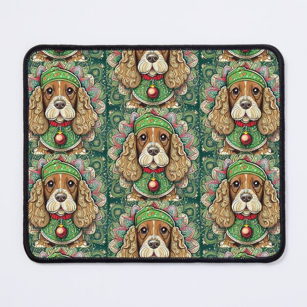 Item preview, Mandala christmas cocker spaniel 2 designed and sold by Mandalahijo.