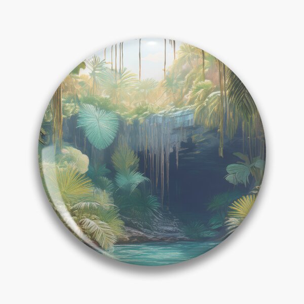 Item preview, Vintage Retro Travel Poster – Tulum, Mexico: Magical Cenotes designed and sold by pod24.
