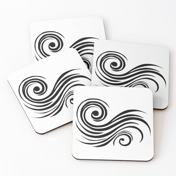 Item preview, Black Wave - a Touch of Elegance, Unique designed and sold by villacreativa.