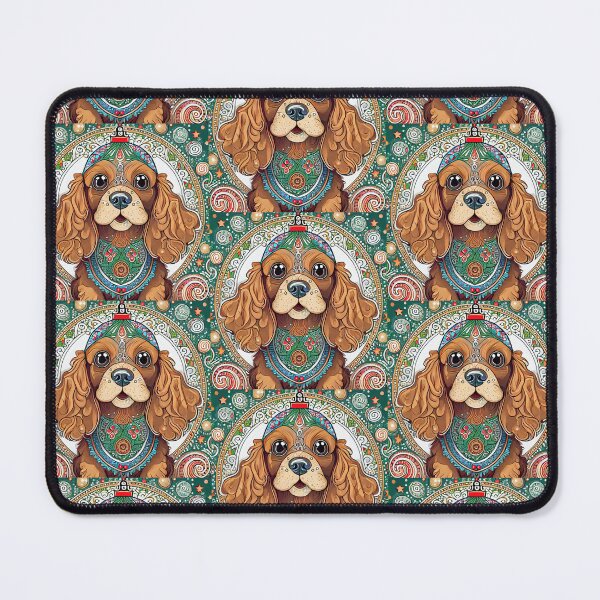 Item preview, Mandala christmas cocker spaniel 1 designed and sold by Mandalahijo.