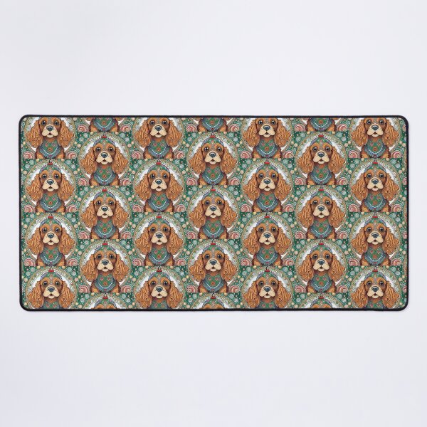 Item preview, Mandala christmas cocker spaniel 1 designed and sold by Mandalahijo.