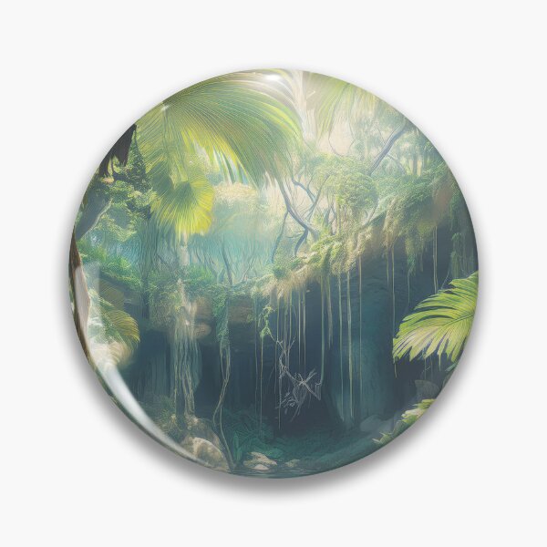 Item preview, Mystical Cenotes – Vintage Retro Travel Poster Tulum, Mexico designed and sold by pod24.