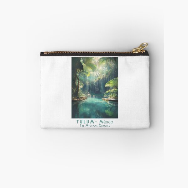Item preview, Mystical Cenotes – Vintage Retro Travel Poster Tulum, Mexico designed and sold by pod24.