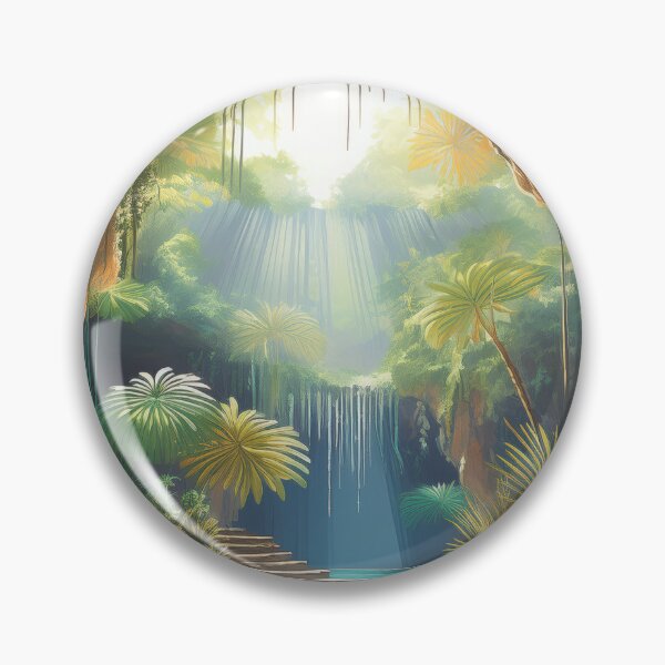 Item preview, Tulum Mexico – Vintage Retro Travel Poster: Mystical Cenotes designed and sold by pod24.