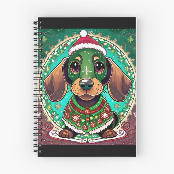 Item preview, Mandala dachshund christmas 2 designed and sold by Mandalahijo.