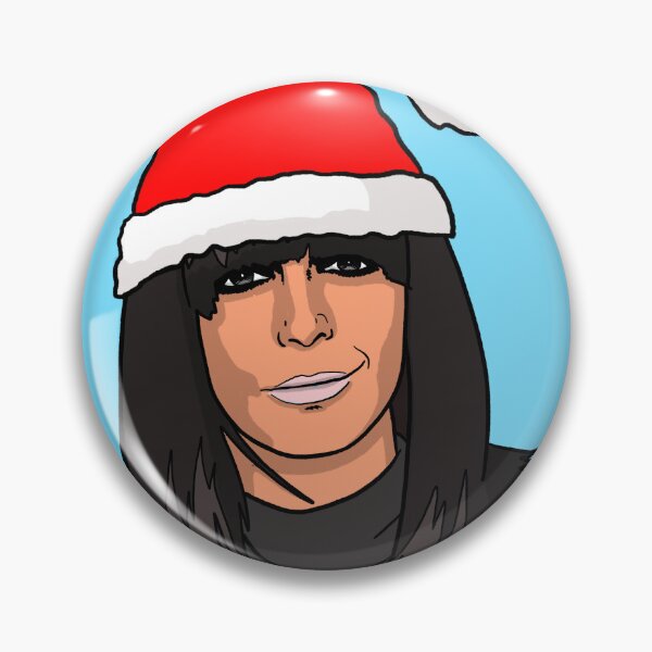 Artikelvorschau, Claudia Winkleman Weihnachtsporträt entworfen und verkauft von PickledjoArt.
