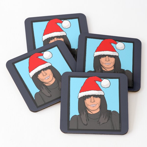 Item preview, Claudia Winkleman Christmas Portrait designed and sold by PickledjoArt.