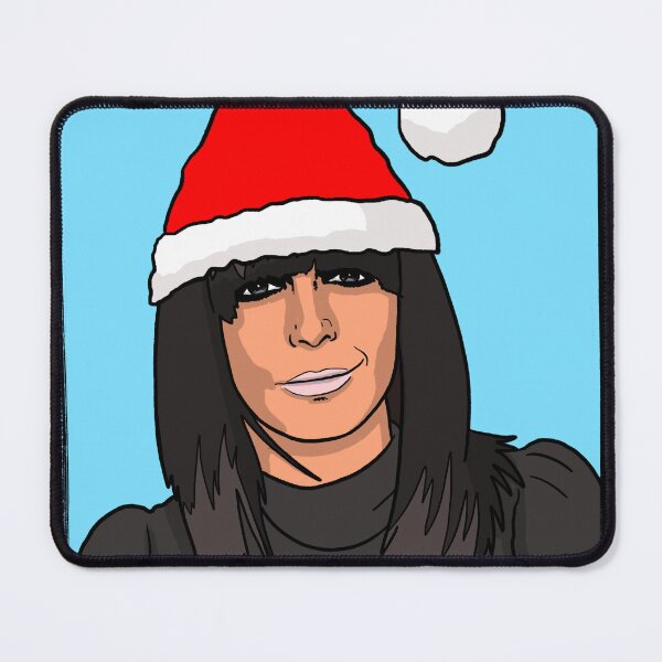 Item preview, Claudia Winkleman Christmas Portrait designed and sold by PickledjoArt.