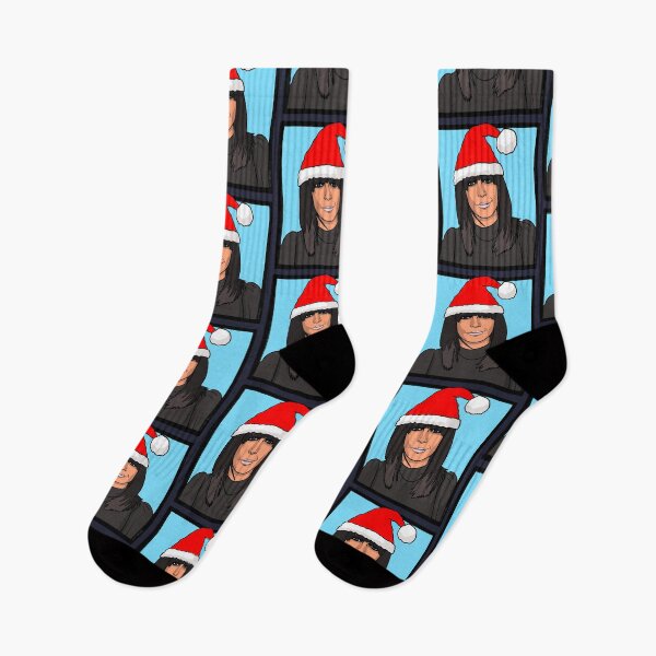 Item preview, Claudia Winkleman Christmas Portrait designed and sold by PickledjoArt.