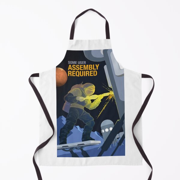 Item preview, STK205452S-Some User Assembly Required - Space Travel Recruitment Poster designed and sold by StocktrekImages.