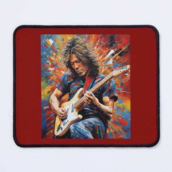 Item preview, "Eddie Van Halen's Vibrant Guitar Symphony" designed and sold by Artisticanvas.