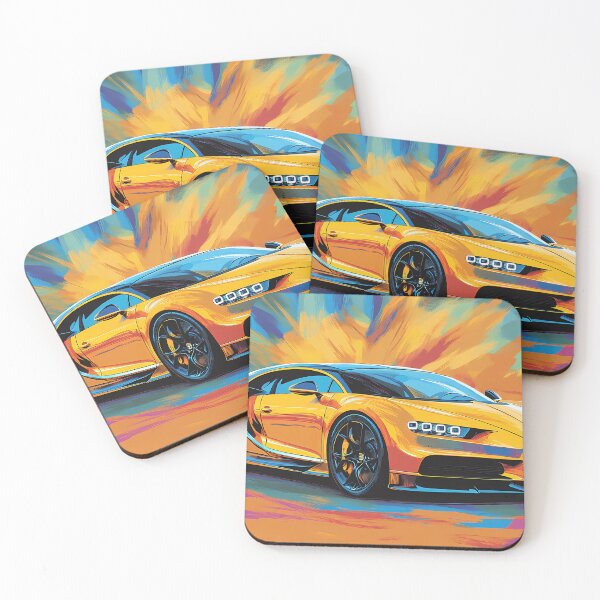 Item preview, Yellow Bugatti Chiron designed and sold by AutoPopStudio.