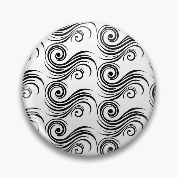 Item preview, Black Wave - a Touch of Elegance, Pattern, Unique designed and sold by villacreativa.