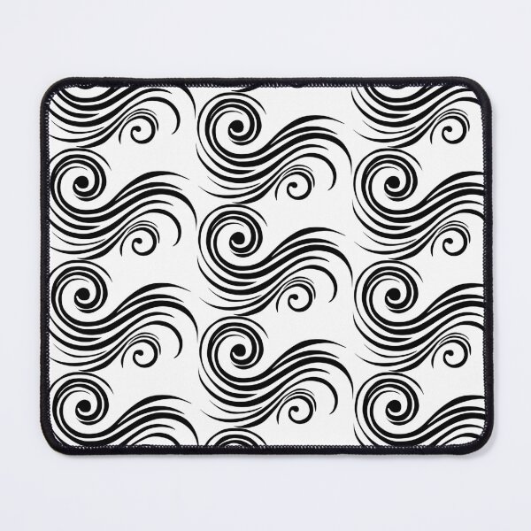 Item preview, Black Wave - a Touch of Elegance, Pattern, Unique designed and sold by villacreativa.