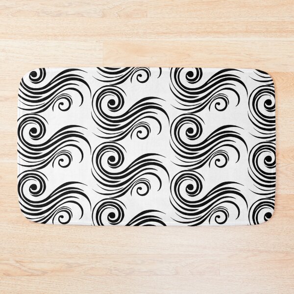 Item preview, Black Wave - a Touch of Elegance, Pattern, Unique designed and sold by villacreativa.