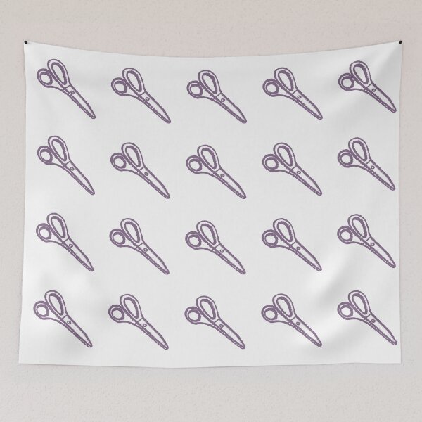 Item preview, Snip Snip! Scissors! Steely Purple designed and sold by MagentaTwilight.