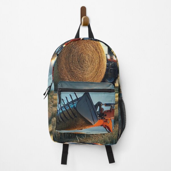 Item preview, Loading Hay Bale at Sunset designed and sold by EndOfRainbowArt.