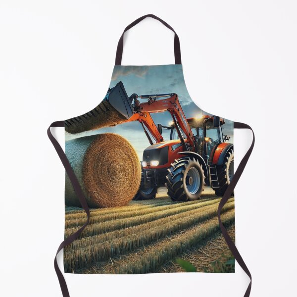 Item preview, Loading Hay Bale at Sunset designed and sold by EndOfRainbowArt.
