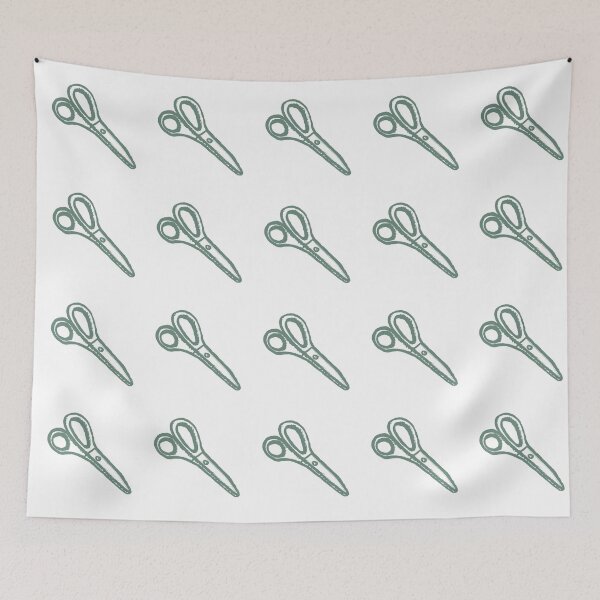 Item preview, Snip Snip! Scissors! Steely Green designed and sold by MagentaTwilight.