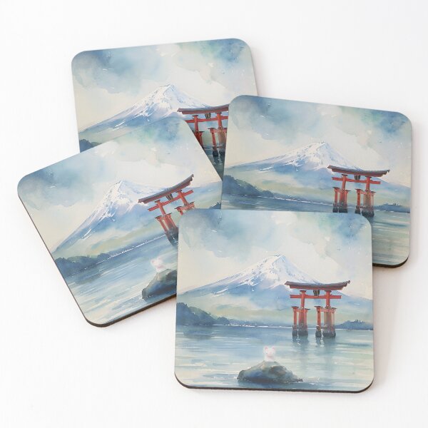 Item preview, Mountain Fuji Torii Manekineko designed and sold by 143Japan.