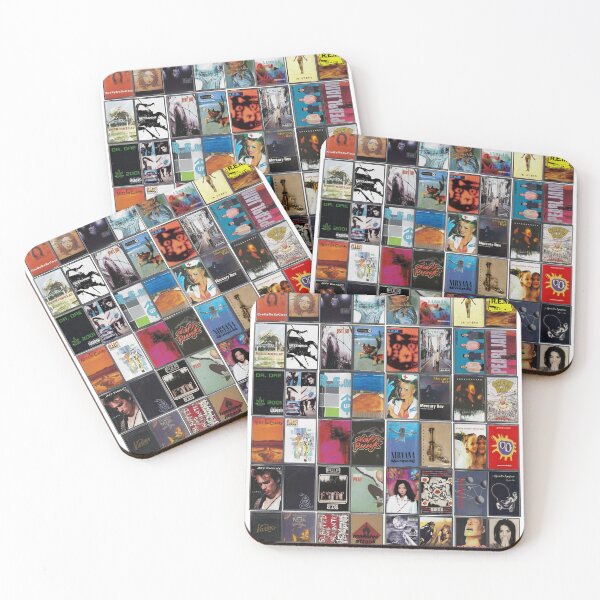 Item preview, Music of the 1990s - 90's Album Cover Art designed and sold by Mr Mustard Prints.