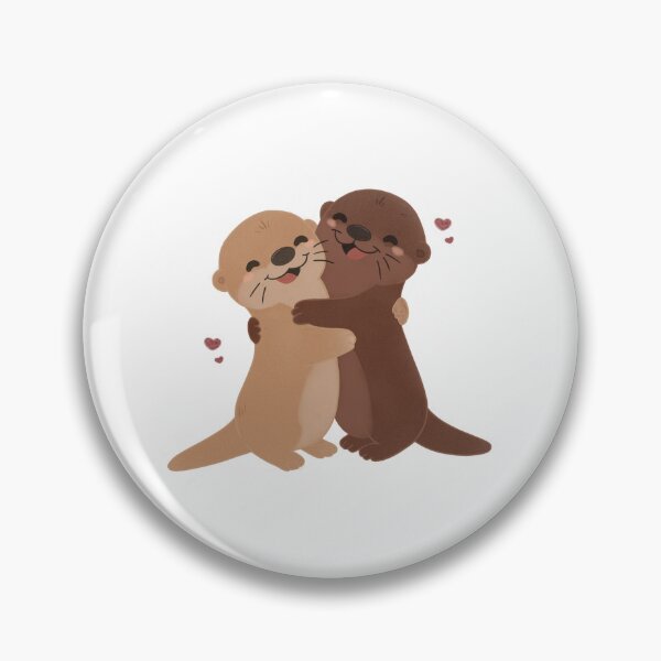 Item preview, Cute otters designed and sold by silvisartwork.