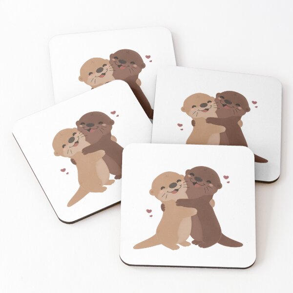 Item preview, Cute otters designed and sold by silvisartwork.