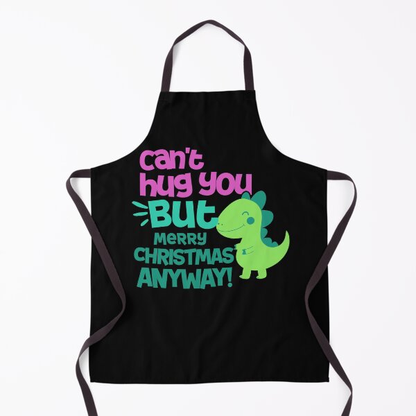 Item preview, Can’t Hug You, But Merry Christmas Anyway! Dinosaur Christmas Pun designed and sold by DomTeesHaven.