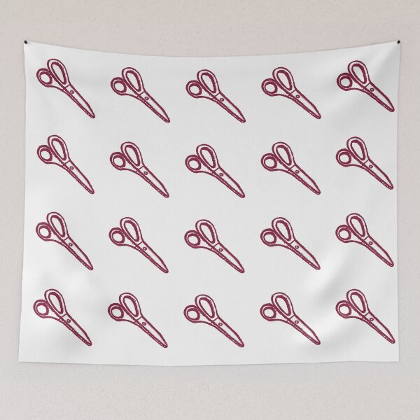 Item preview, Snip Snip! Scissors! Marroon designed and sold by MagentaTwilight.