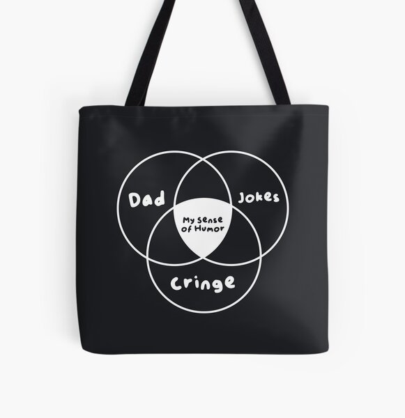 Item preview, Dad Jokes Cringe - My Sense of Humor - Nerd T-Shirt designed and sold by Bleak Shirt.