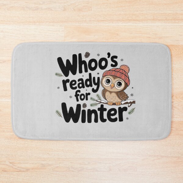 Item preview, Whoo’s Ready for Winter Owl Design designed and sold by love3617.