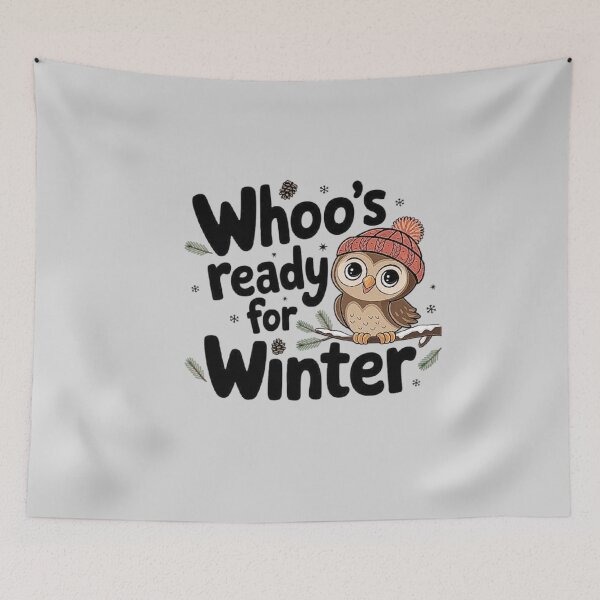 Item preview, Whoo’s Ready for Winter Owl Design designed and sold by love3617.