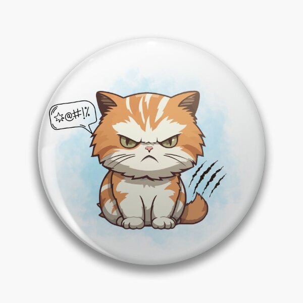 Item preview, Angry cat with claw mark designed and sold by Fantacaroo Designs.