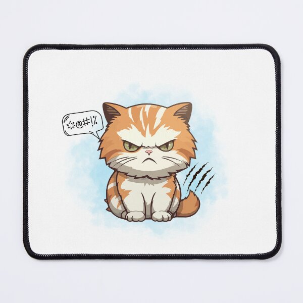 Item preview, Angry cat with claw mark designed and sold by Fantacaroo Designs.