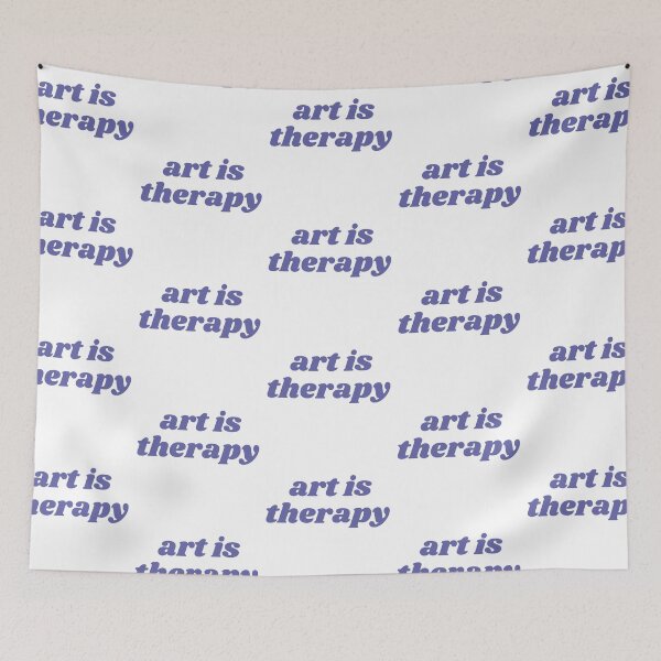 Item preview, art is therapy aesthetic 90s retro typography  designed and sold by Loveartse.