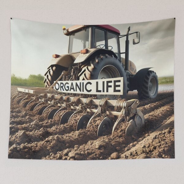 Item preview, Tractor Cultivating Soil  designed and sold by EndOfRainbowArt.
