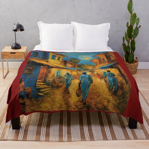 Item preview, Enchanting Melange: India Culture in Market Streets designed and sold by Artisticanvas.